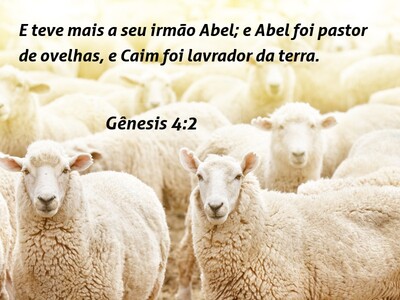 Gênesis 4:2 Abel (white)